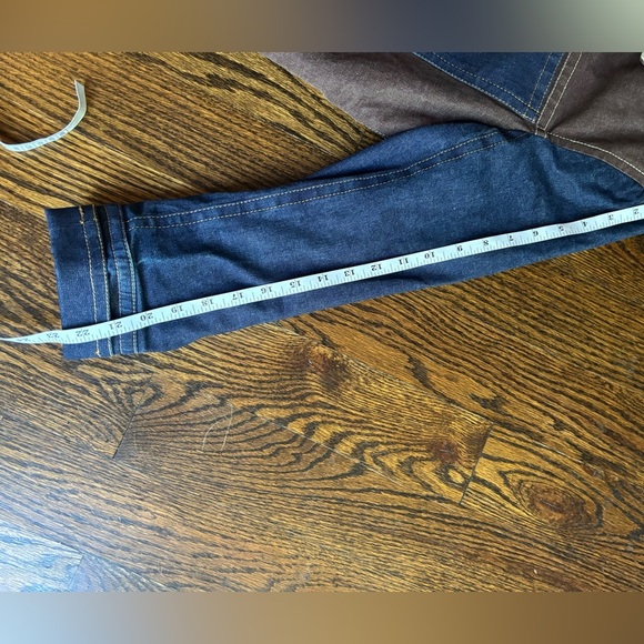 Colovos Multi Fleck Color block, Jacket Brown and Blue Women size Large - Picture 12 of 12